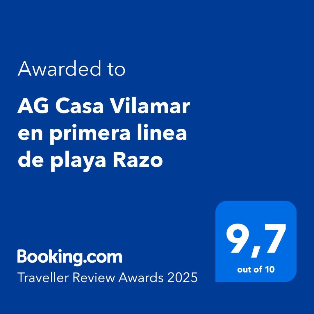 Ag Casa Vilamar En Primera Linea De Playa Razo Razo da Costa Extérieur photo